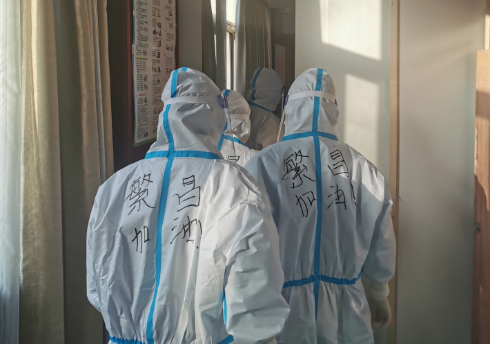 從景區(qū)員工變成奮斗在一線的“大白”！繁昌加油！
